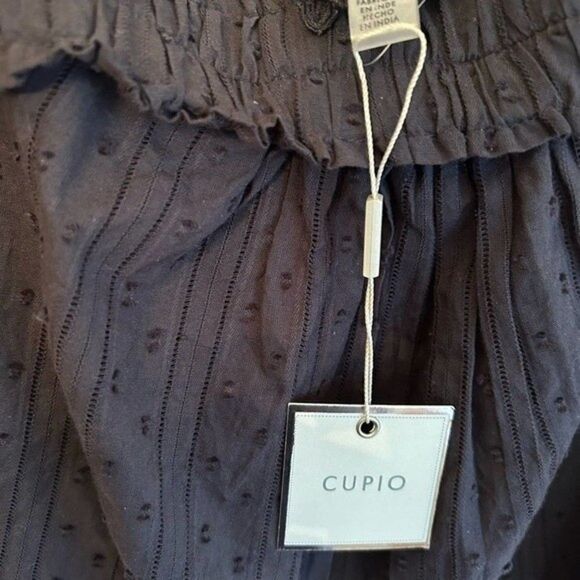 Cupio precious %100 cotton boho embroidery square neck blouse. NwT. Medium - Picture 3 of 7